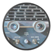 Vintager Kurzer Wave Radio Receiver Hockey Puck (Vorderseite)