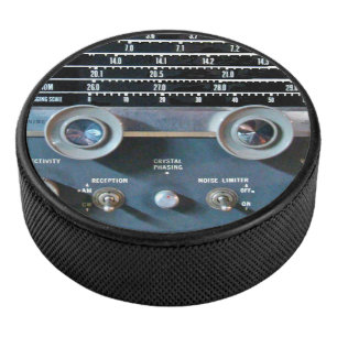 Vintager Kurzer Wave Radio Receiver Hockey Puck