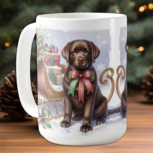 Vintager Labrador Retriever Puppy Dog Kaffeetasse