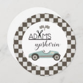 Vintager Ladeplatte Einladung (Vorne/Hinten)