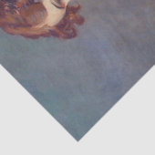 Vintager Lady Vendor mit JAR-Dekoupage Seidenpapier (Detail)