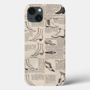 Vintager Ladys' Shoes Katalog - Mode der 1900er Ja Case-Mate iPhone Hülle
