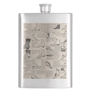 Vintager Ladys' Shoes Katalog - Mode der 1900er Ja Flachmann