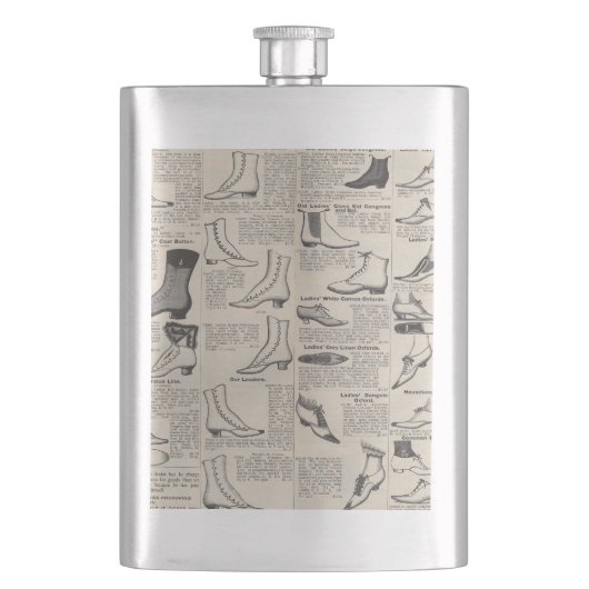 Vintager Ladys' Shoes Katalog - Mode der 1900er Ja Flachmann (Vorderseite)