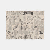 Vintager Ladys' Shoes Katalog - Mode der 1900er Ja Fleecedecke (Vorderseite (Horizontal))