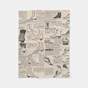 Vintager Ladys' Shoes Katalog - Mode der 1900er Ja Fleecedecke