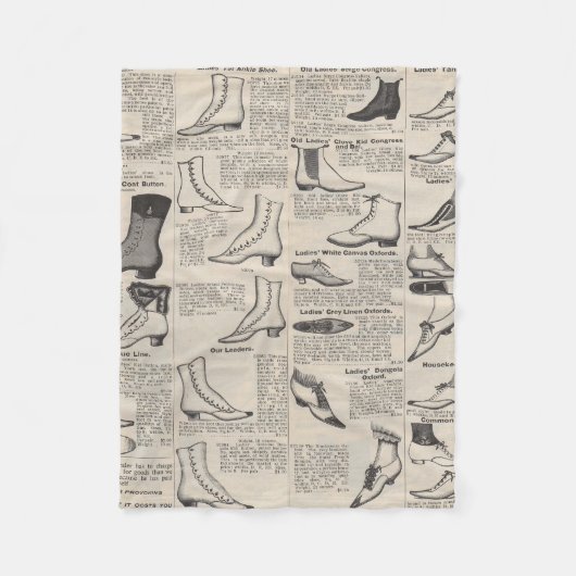 Vintager Ladys' Shoes Katalog - Mode der 1900er Ja Fleecedecke (Vorderseite)