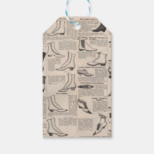 Vintager Ladys' Shoes Katalog - Mode der 1900er Ja Geschenkanhänger