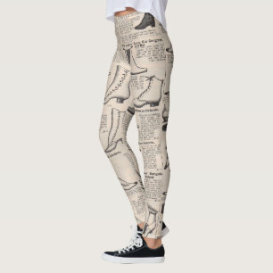 Vintager Ladys' Shoes Katalog - Mode der 1900er Ja Leggings