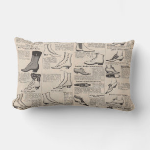 Vintager Ladys' Shoes Katalog - Mode der 1900er Ja Lendenkissen