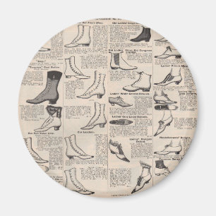 Vintager Ladys' Shoes Katalog - Mode der 1900er Ja Magnet