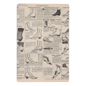 Vintager Ladys' Shoes Katalog - Mode der 1900er Ja Mini Klemmbrett (Rückseite)