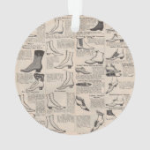 Vintager Ladys' Shoes Katalog - Mode der 1900er Ja Ornament (Rückseite)