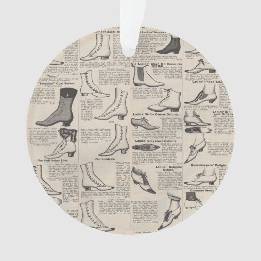 Vintager Ladys' Shoes Katalog - Mode der 1900er Ja Ornament (Vorderseite)