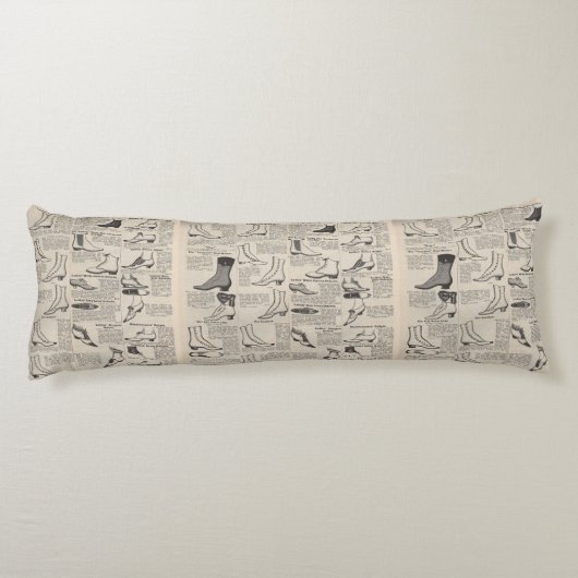 Vintager Ladys' Shoes Katalog - Mode der 1900er Ja Seitenschläferkissen (Rückseite)