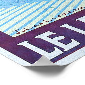 Vintager Lago Maggiore Reiseplakat Poster (Ecke)