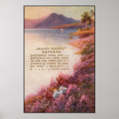 Vintager Lake District 1917 Geburtstag Poster (Vorne)
