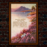 Vintager Lake District 1917 Geburtstag