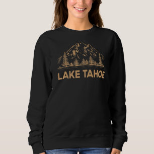 Vintager Lake Tahoe Mountain Urlaub Sweatshirt
