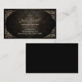 Vintager Landschaftsarchitekt Visitenkarte (Vorne/Hinten)