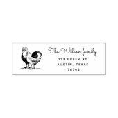 Vintager landwirtschaftlicher Betrieb | RÜCKSENDEA Permastempel (Design)