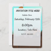 Vintager landwirtschaftlicher Traktor Einladung (Rückseite)