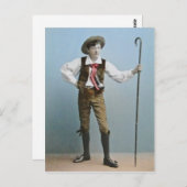 Vintager Lantern-Gleitbock aus den Alpen Postkarte (Vorne/Hinten)