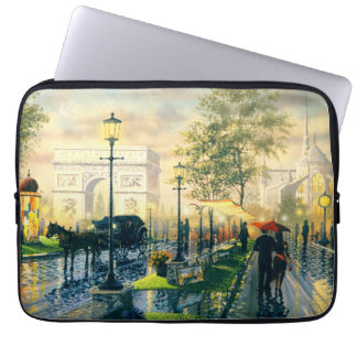 Vintager Laptop-Kasten Paris Laptopschutzhülle
