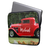 Vintager Laptop-Sieb Laptopschutzhülle (Vorderseite Links)