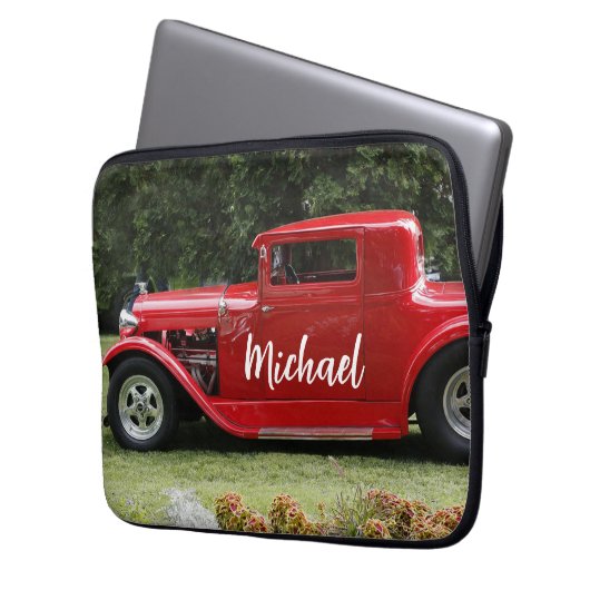 Vintager Laptop-Sieb Laptopschutzhülle (Vorderseite Links)