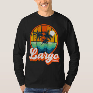 Vintager Largo Florida Sommer Familienurlaub Stran T-Shirt