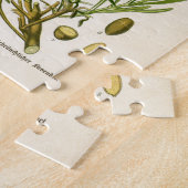 Vintager Lavendel-botanischer Druck Puzzle (Seite)