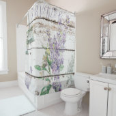 Vintager Lavendel-Duschvorhang Duschvorhang (Beispiel)