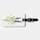 Vintager Lavendel Gepäckanhänger (Vorderseite horizontal)