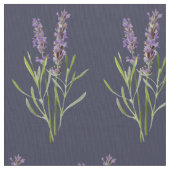 Vintager Lavendel in Mitternachtsblau Stoff (Nahaufnahme)