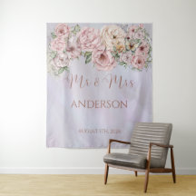 Vintager Lavendel Peony Wedding Hintergrund