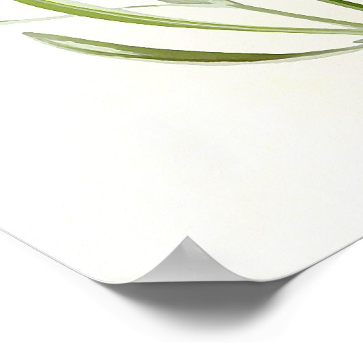 Vintager Lavendel Poster (Ecke)