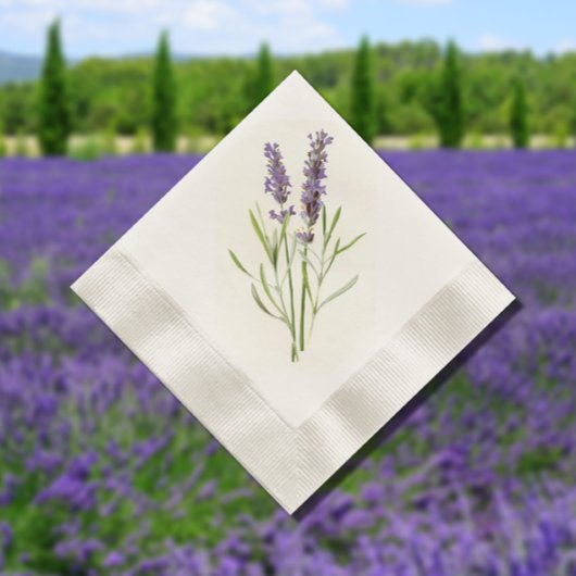 Vintager Lavendel Serviette