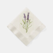 Vintager Lavendel Serviette (Ecke)