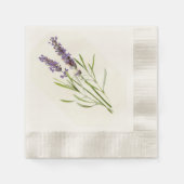 Vintager Lavendel Serviette (Vorderseite)