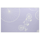 Vintager Lavendel-Tag im Park-Fahrrad Stoff (Fat Quarter (45,7 x 55,9 cm))