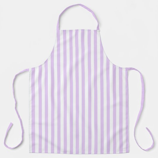 Vintager Lavendel und Streifen Schürze (Vorderseite)