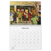 Vintager Lebenskalender 2016 Kalender (Feb 2027)