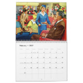 Vintager Lebenskalender 2021 Kalender (Feb 2027)