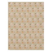 Vintager Lebkuchenmann, Haus, Baum, Weihnachten Tischdecke (Vorderseite)