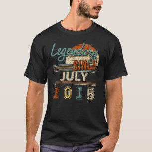 Vintager Legendär seit Juli 2015 7 Jahre T-Shirt