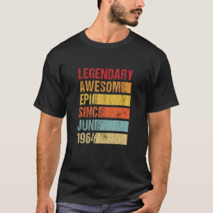 Vintager legendärer Phantastischer Epic Seit Juni  T-Shirt