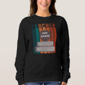 Vintager Lehrer der zweiten Klasse  Sweatshirt (Vorderseite)