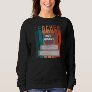 Vintager Lehrer der zweiten Klasse  Sweatshirt