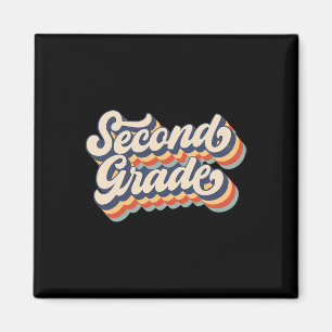 Vintager Lehrer zweiter Klasse zurück an die Schul Magnet